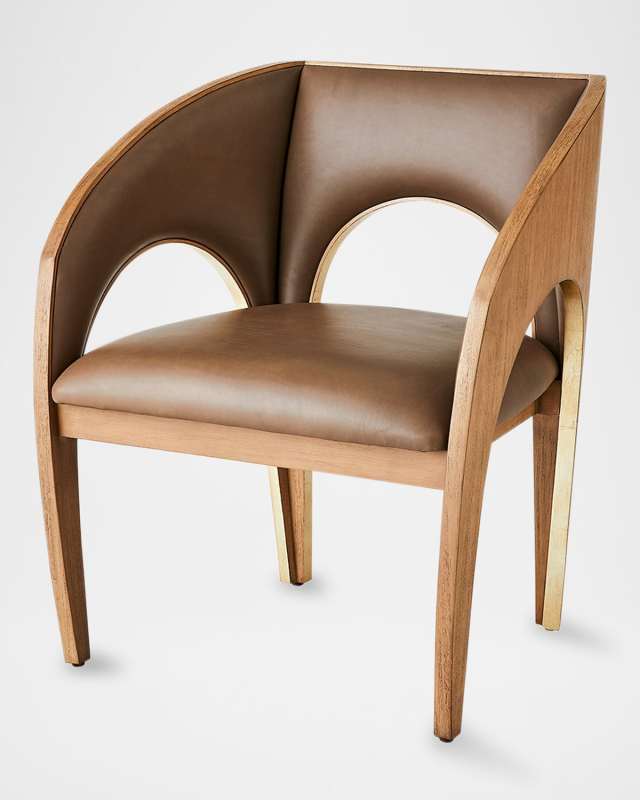 Arches Leather Occasional Chair